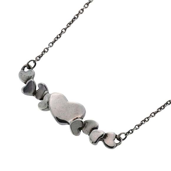 Tiffany Modern Heart Necklace Silver 925 Women's